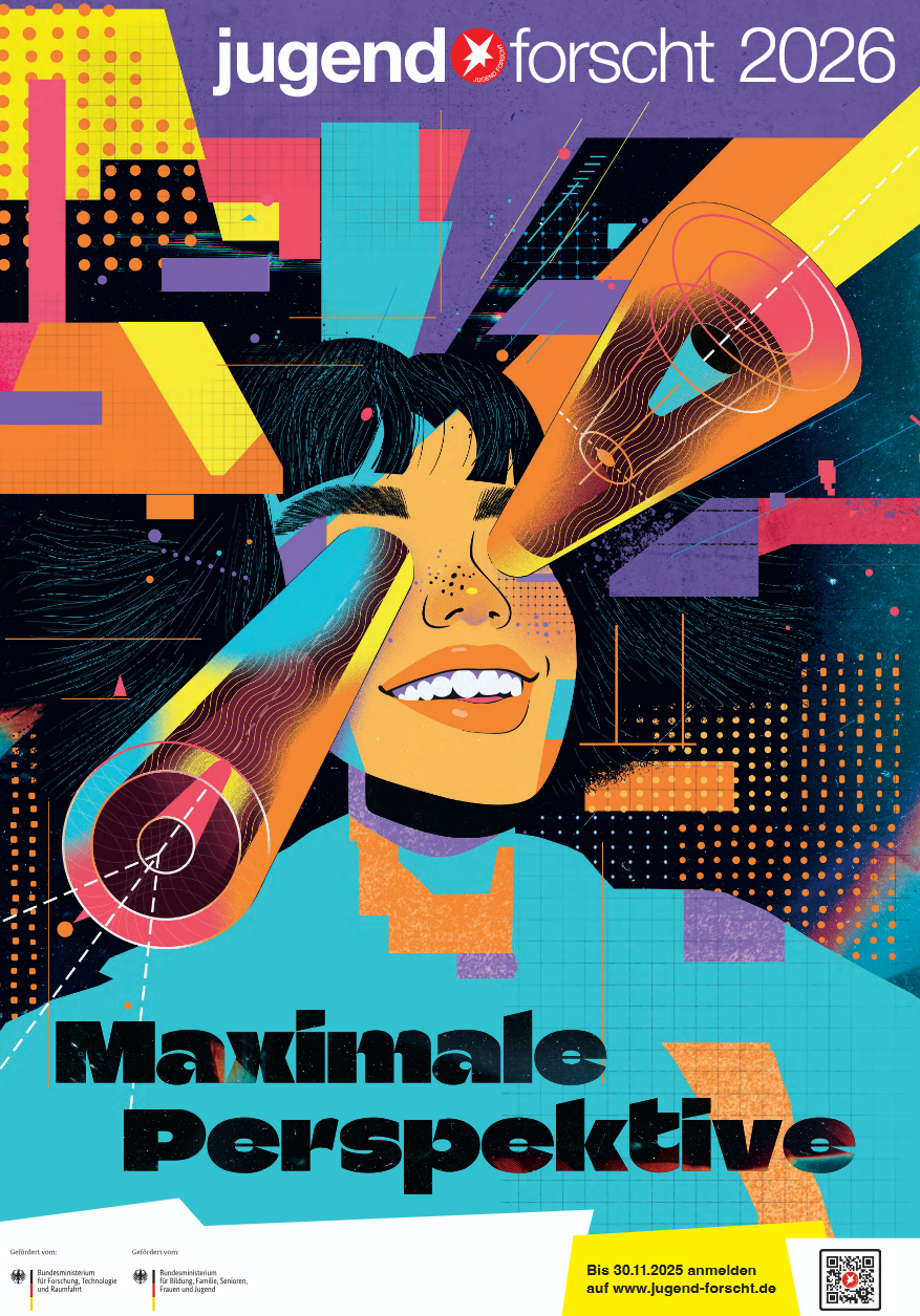 Jugend forscht maximale Perspektive 2026 MINT Jugend forscht Wettbewerb NRW Nordrhein-Westfalen Forschen Fördern Mathematik, Informatik, Naturwissenschaften und Technik